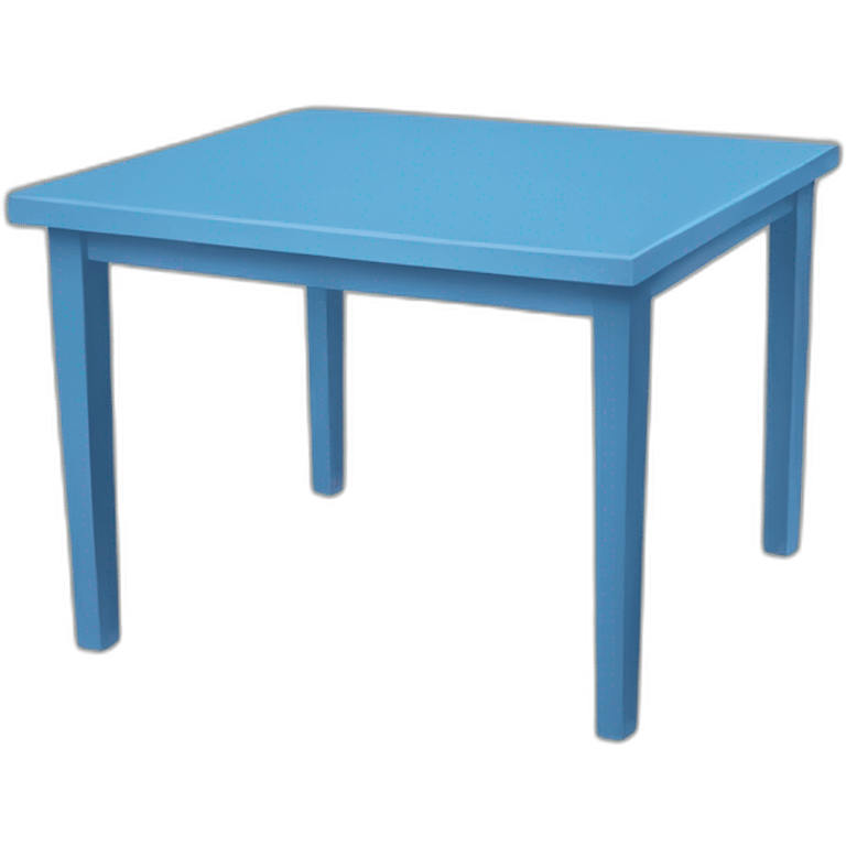 Table blue emoji