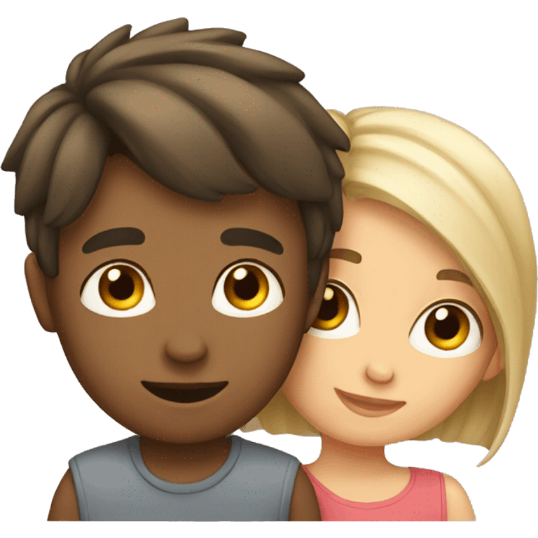 Girl and boy emoji