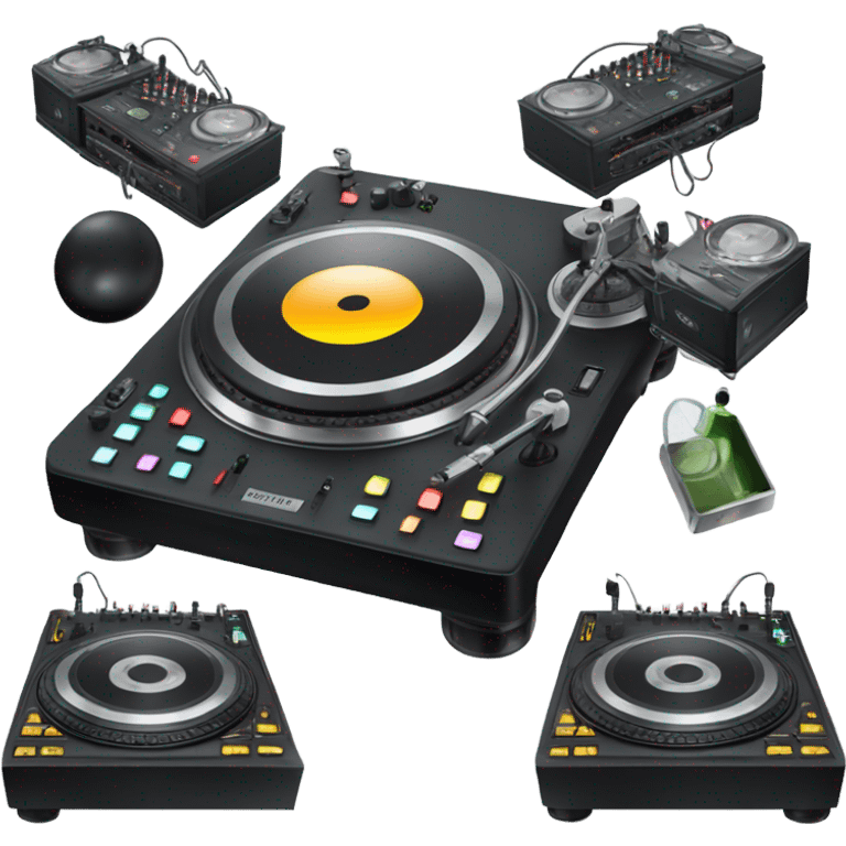 Dj turntables  emoji