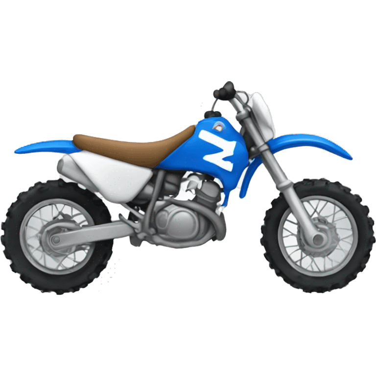 blue dirt bike emoji