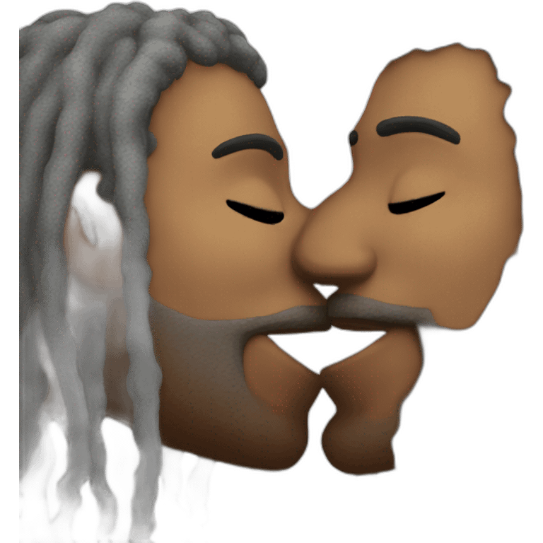 Gars kiss emoji