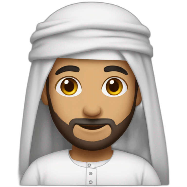 Arab wearing dishdasha emoji