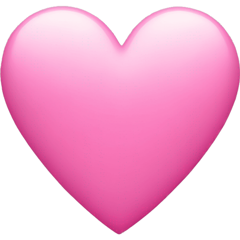 Pink heart  emoji