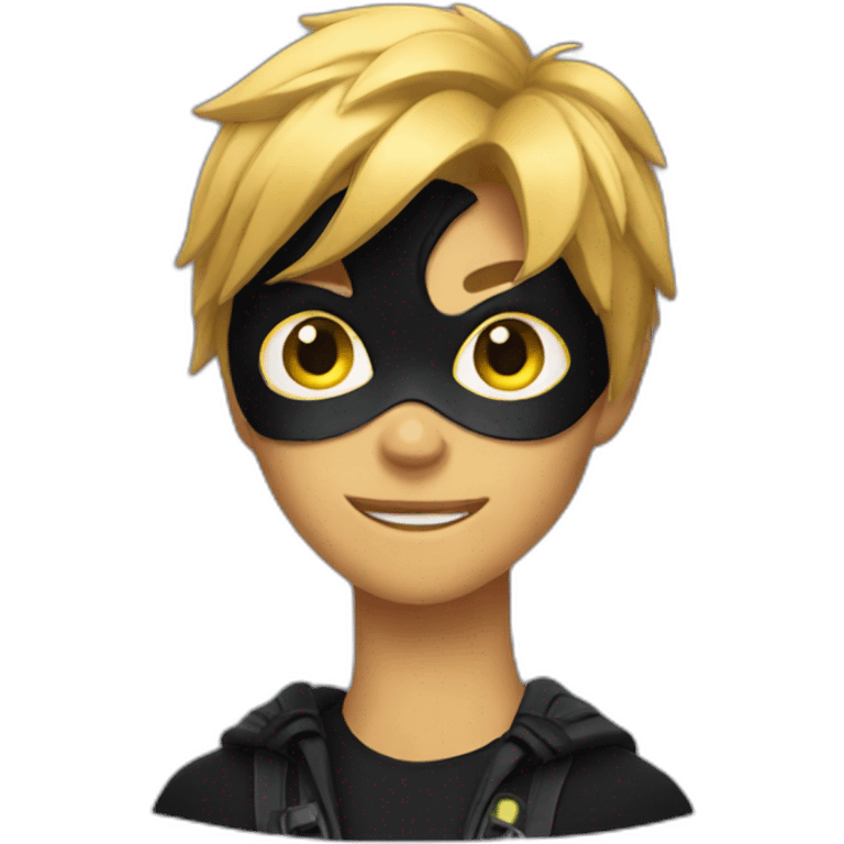 Cat noir emoji