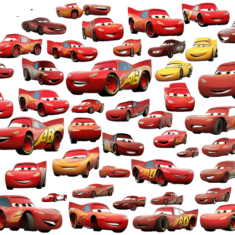 Lightning McQueen from Disney cars emoji