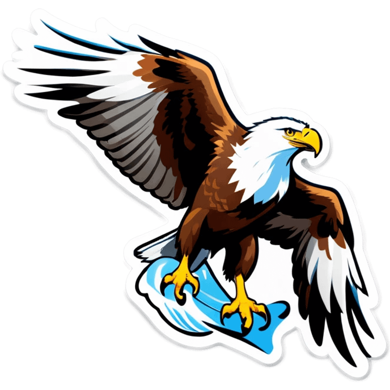 eagle with fish in claws emoji