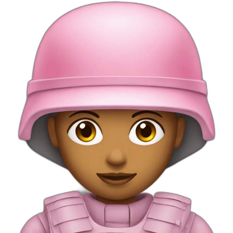 Solider pink women emoji