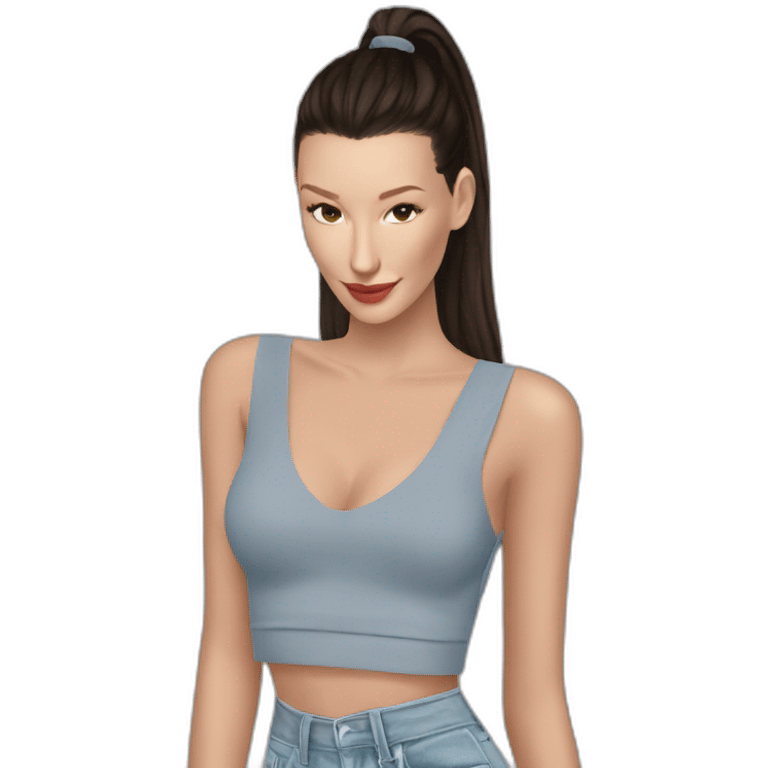 Bella hadid emoji