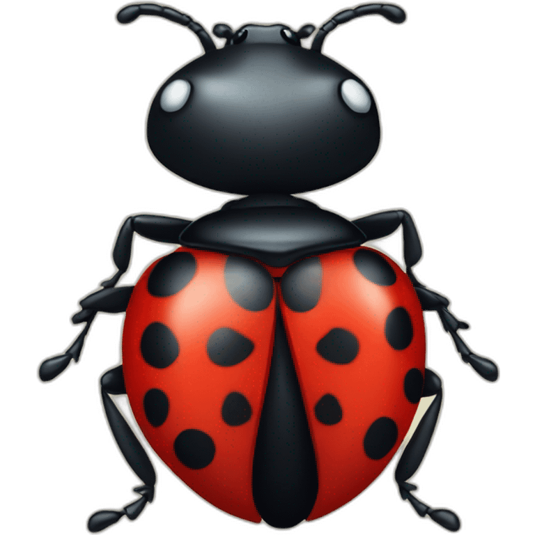 Lady-bug from cartoon emoji