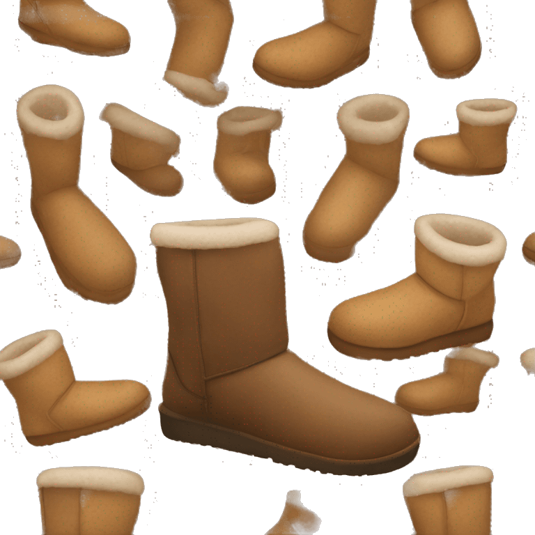 Brown uggs  emoji