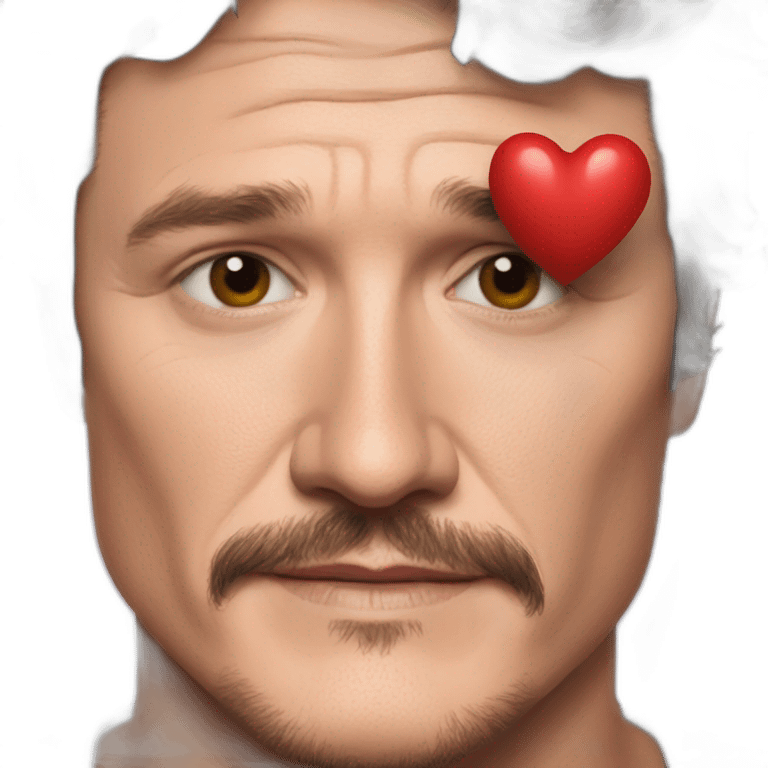 pedro pascal heart emoji