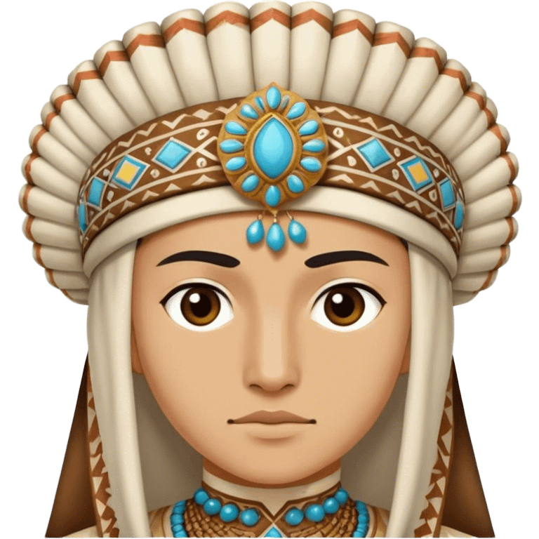 Uzbek national headdress emoji