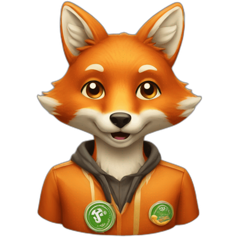 Fox beer emoji