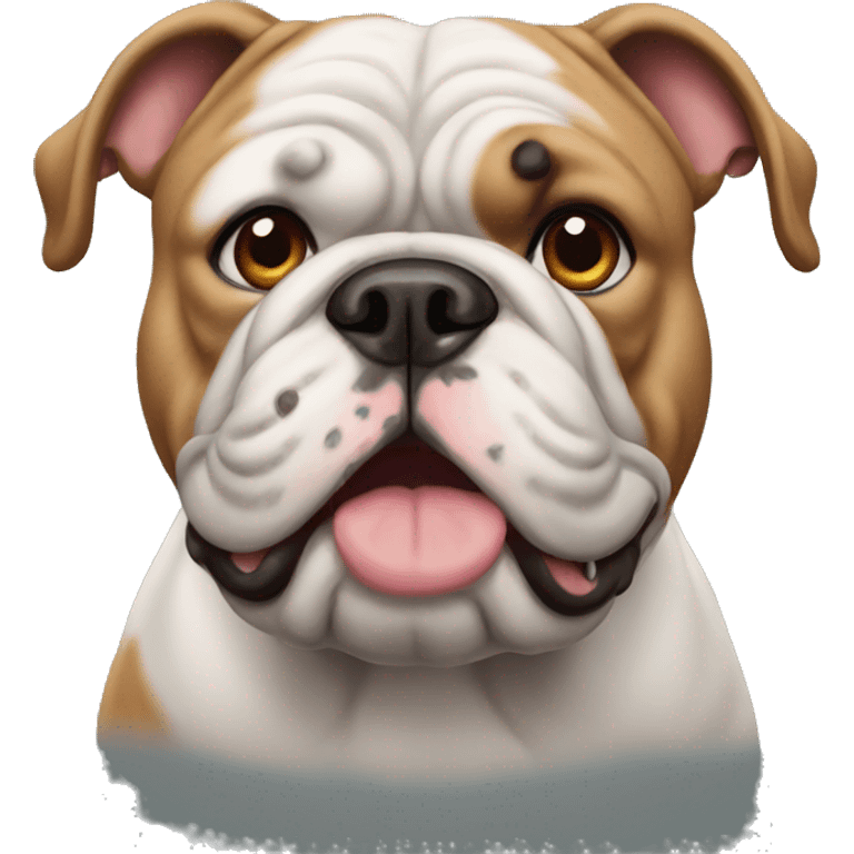 Bulldog realistic  emoji