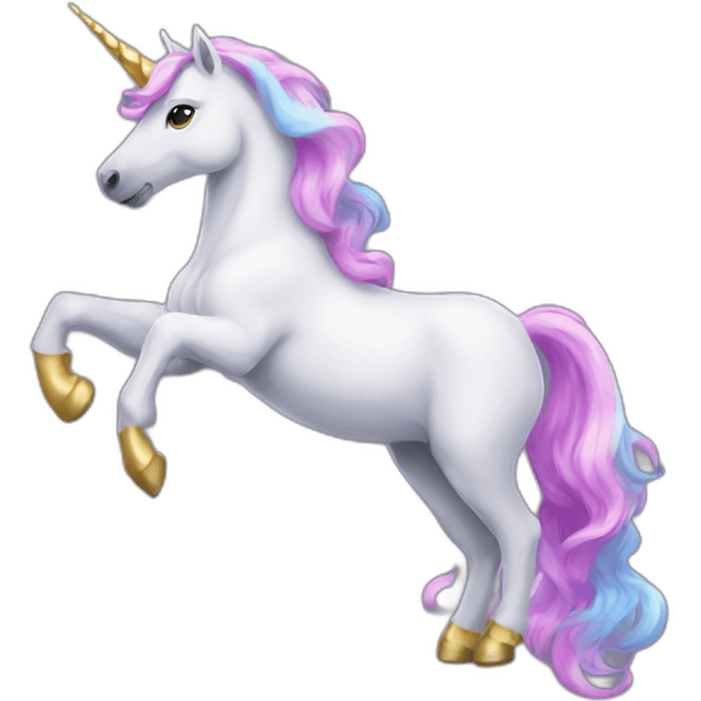 Magic unicorn emoji