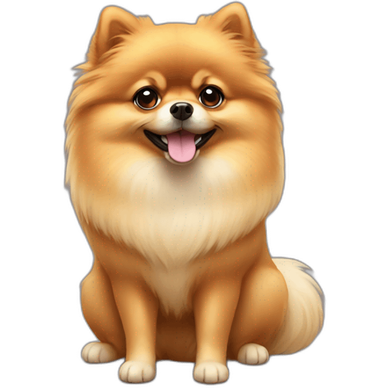 pomeranian-cute emoji