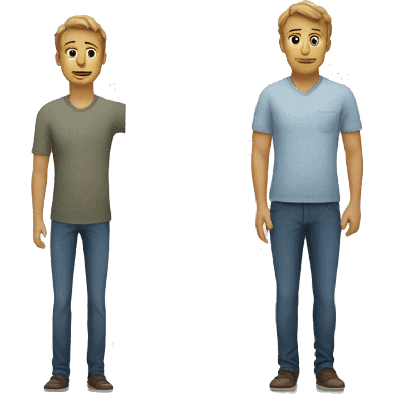 A split image showing a person slightly taller in the morning versus the evening, perhaps with a measuring tape.

 emoji