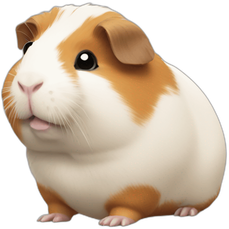 Fatty round guinea pig emoji