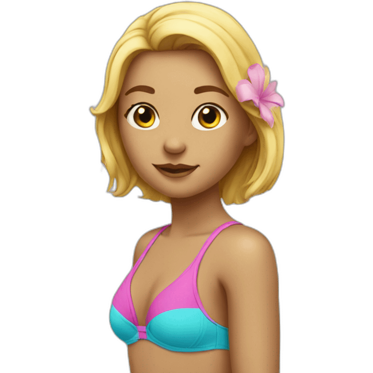 Girl Swim suit emoji