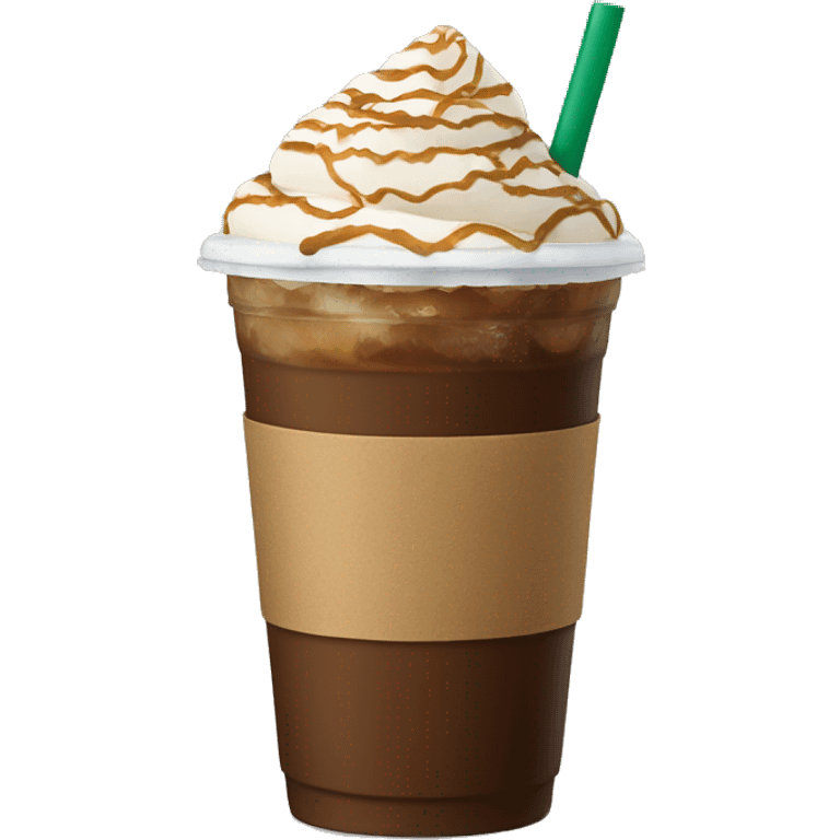 Carmel frap Starbucks  emoji