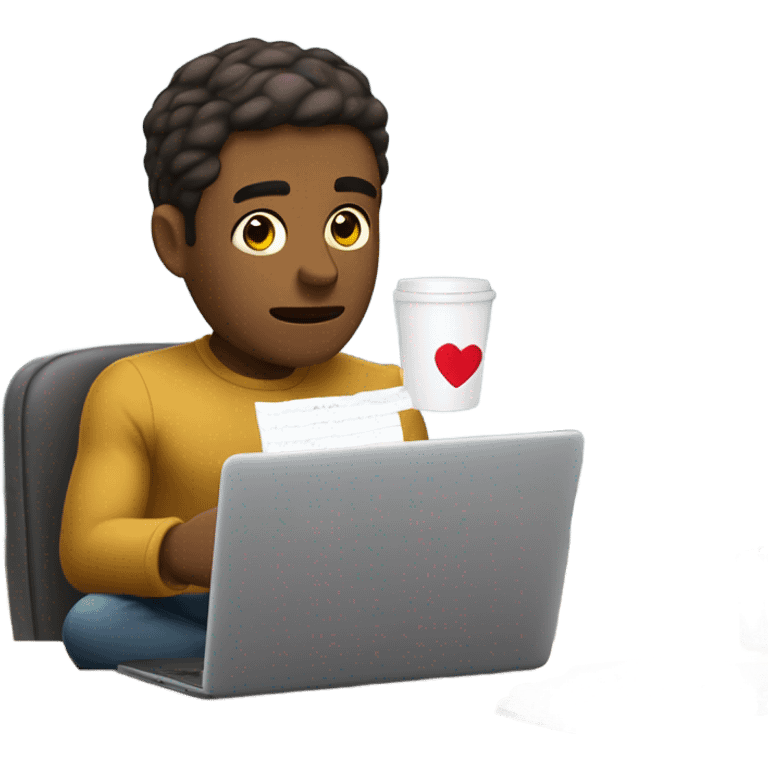 Man who is dating a spreadsheet  emoji