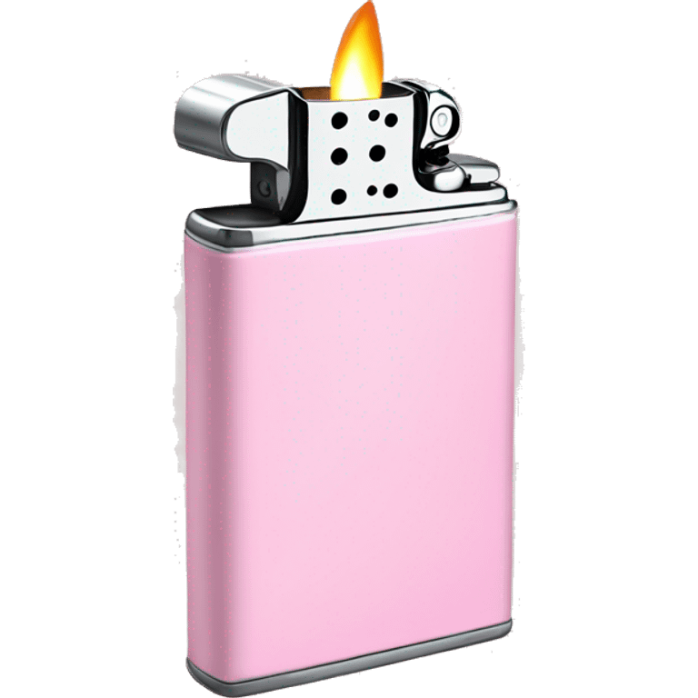 light pink lighter emoji