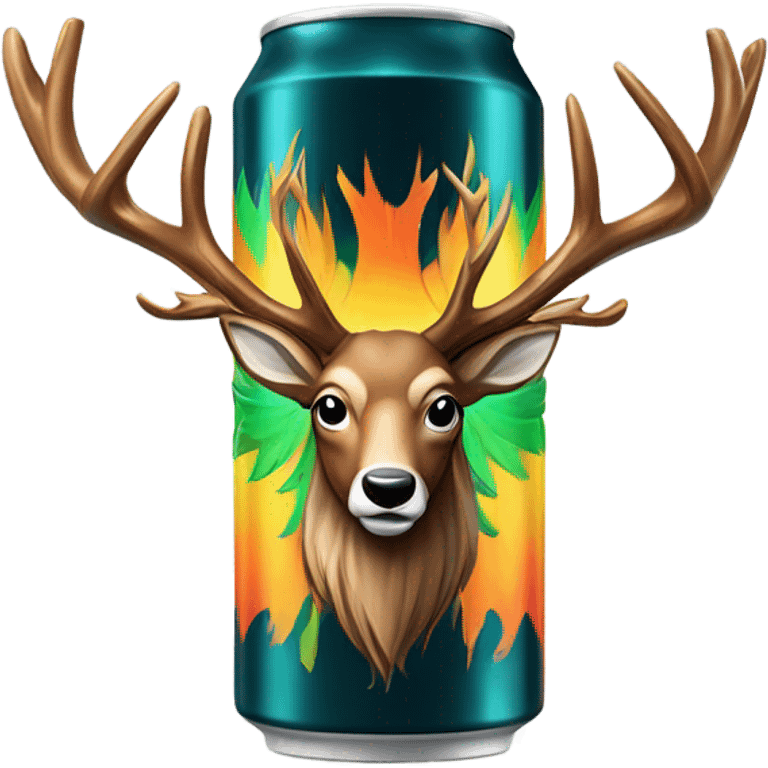 Flying stag energy Drink  emoji