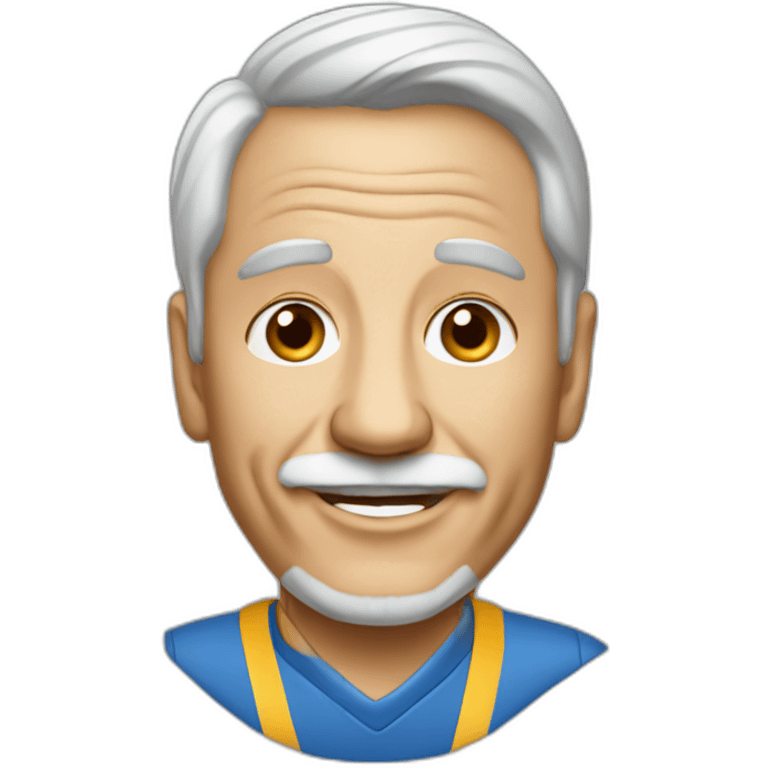 retired sportsman in new job emoji