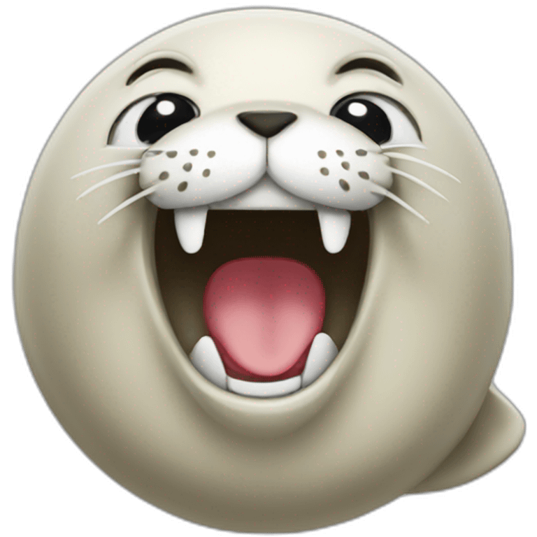 Seal laughing emoji