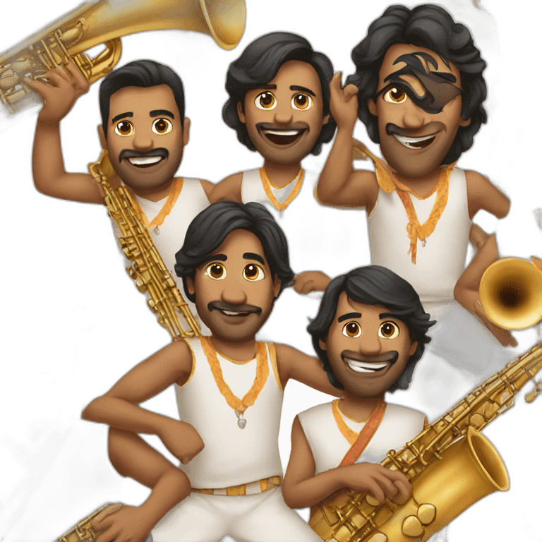 indian band team emoji