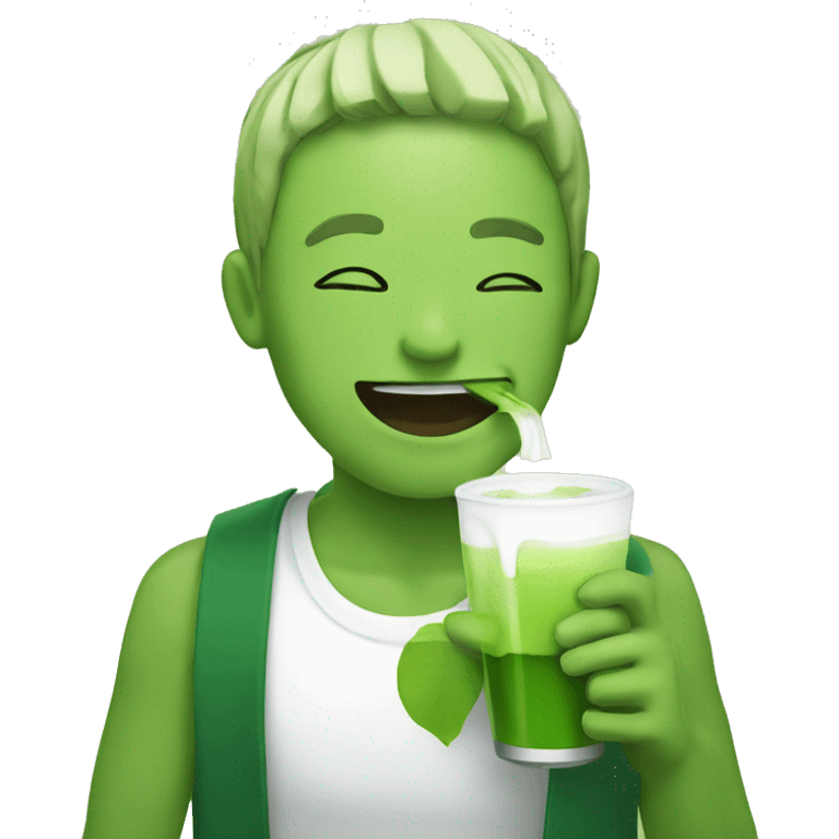 drinking matcha emoji