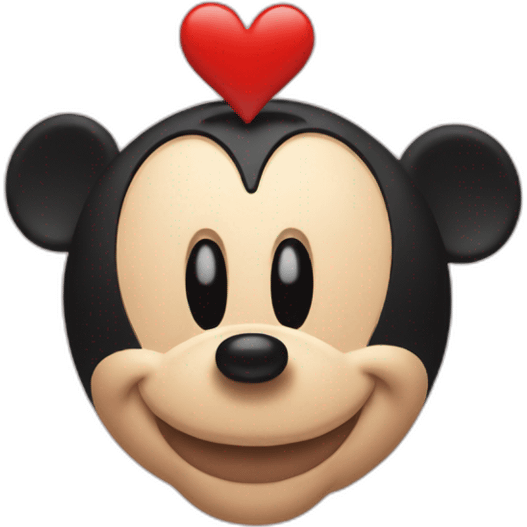 Mickey heart emoji