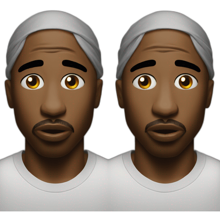 tupac crying emoji