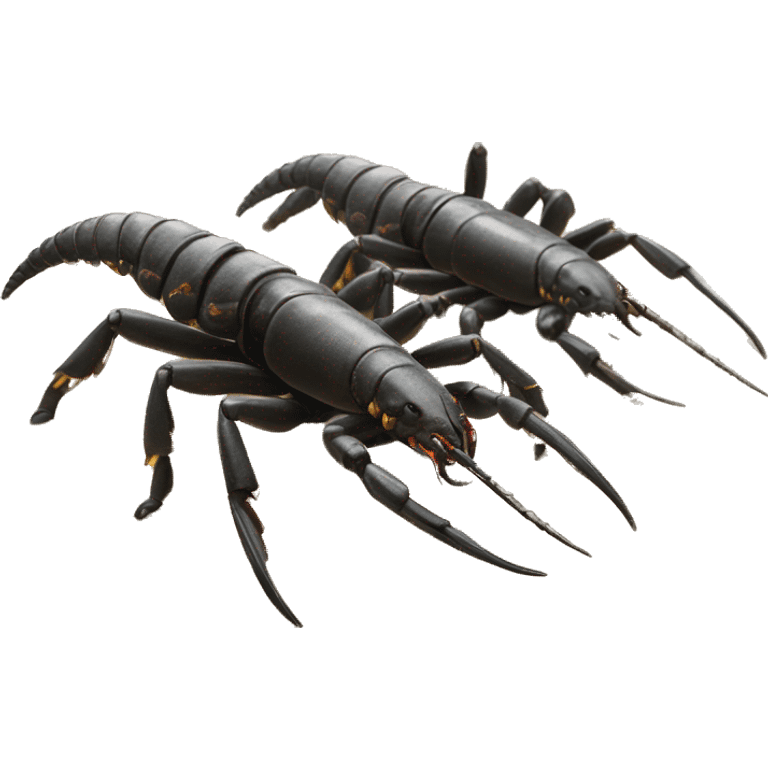 Two scorpions at the beach emoji