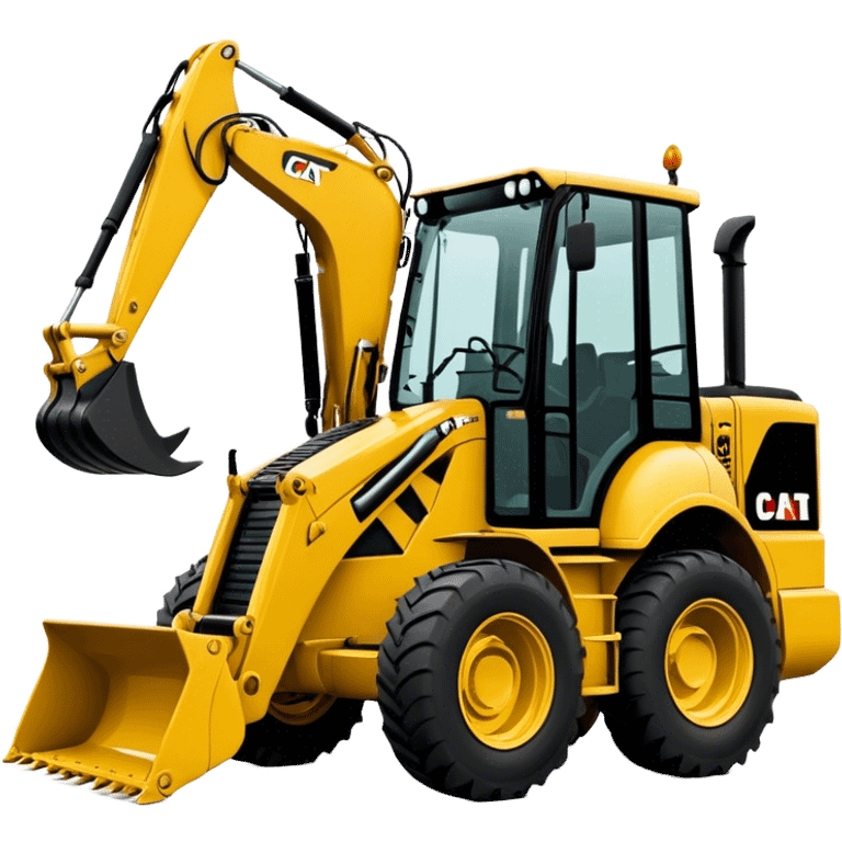 Backhoe Loader - Caterpillar 430F (Model Year: 2021) (Iconic colour: Yellow) emoji