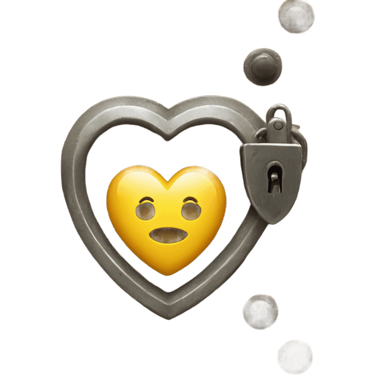 heart in a lock  emoji