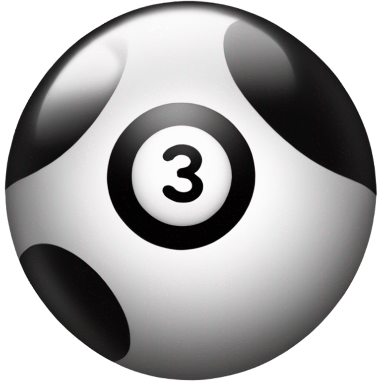 White magic 8 ball emoji