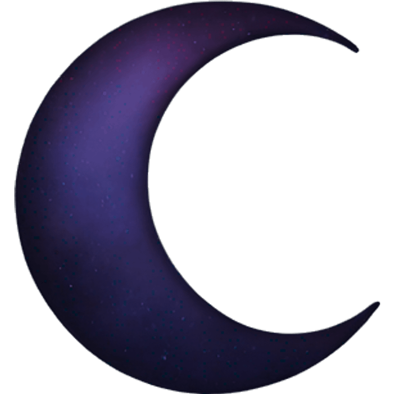 Twilight Inspired Emoji : Crescent Moon – Symbolizing the title of the second book, New Moon, this could be a dark and mysterious-looking crescent. emoji