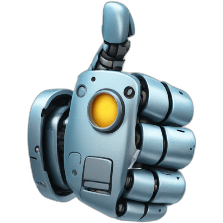 robot hand thumb up emoji