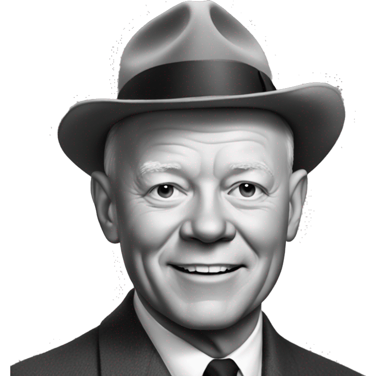 Dwight Eisenhower but homosexual emoji