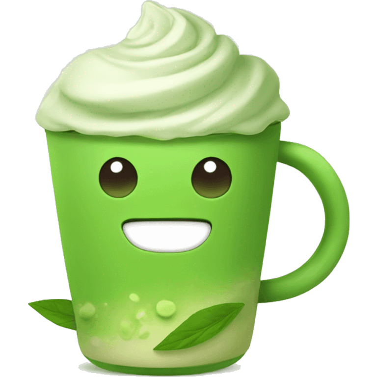 Matcha in a cute cup emoji