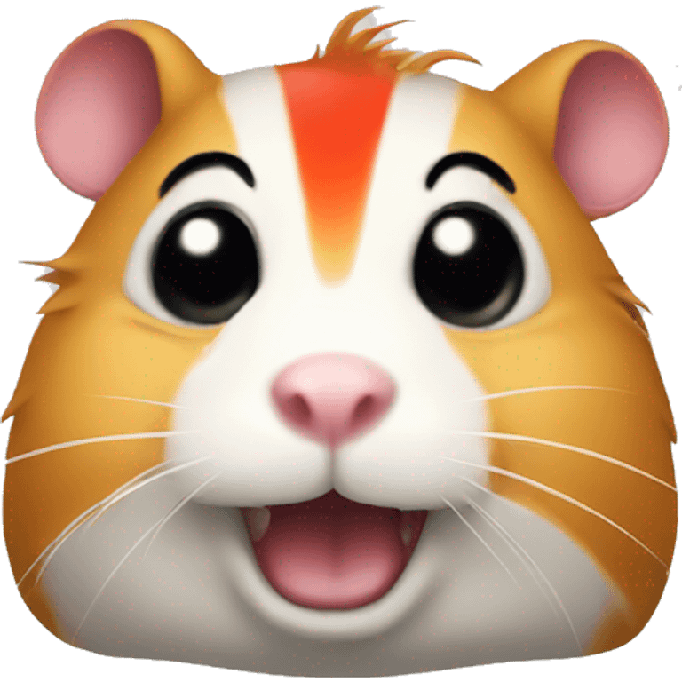 hamster clown emoji