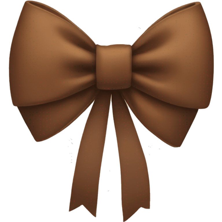 brown bow emoji