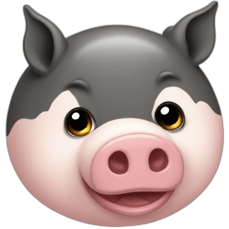 Un arabe qui mange du porc emoji