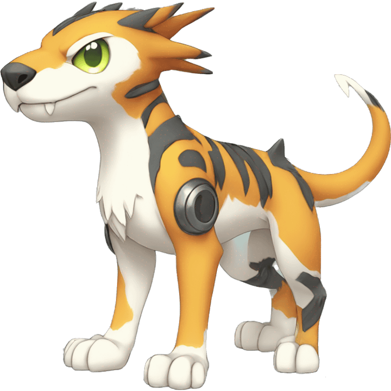 cute cool Digimon-Fakemon-animal full body emoji