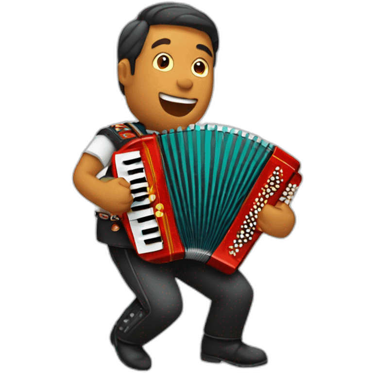 man playing accordion emoji