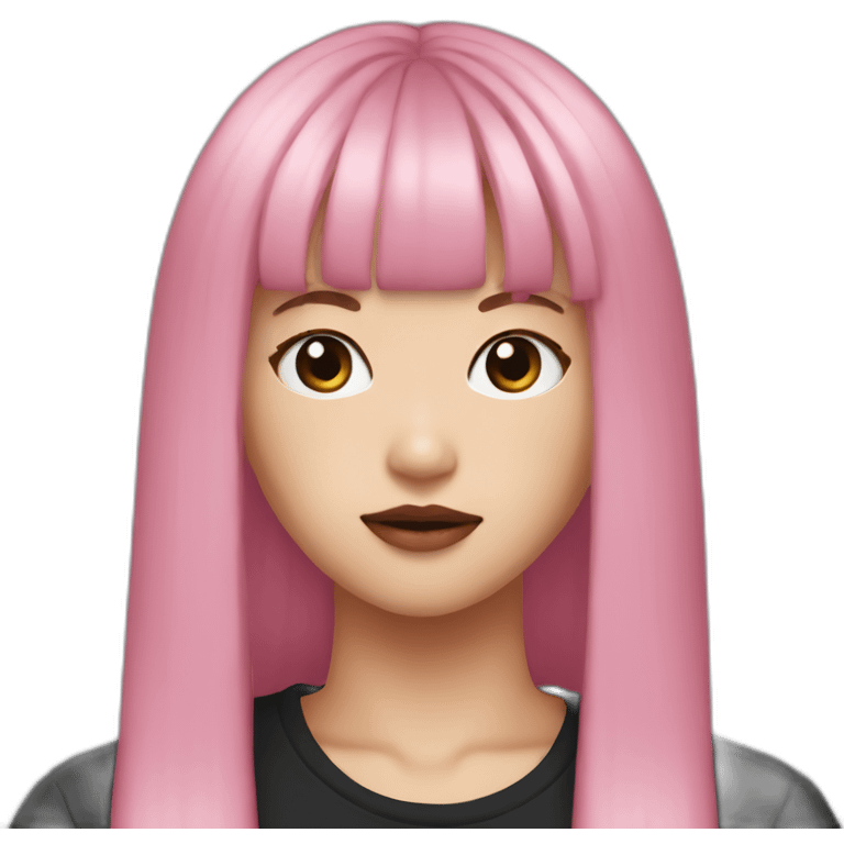 Lisa from blackpink emoji