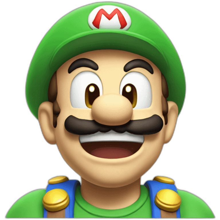 Super Mario mort de rire emoji