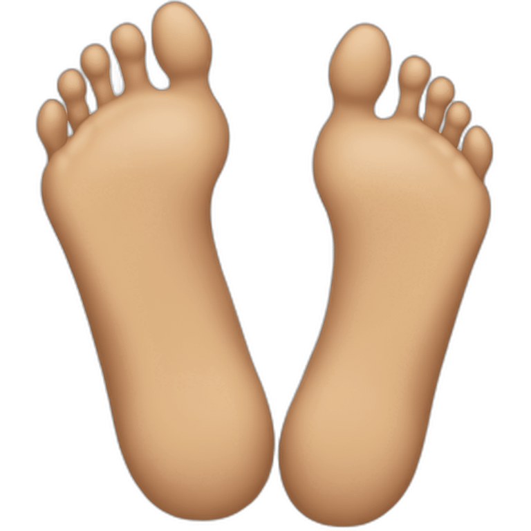 beautiful foot emoji