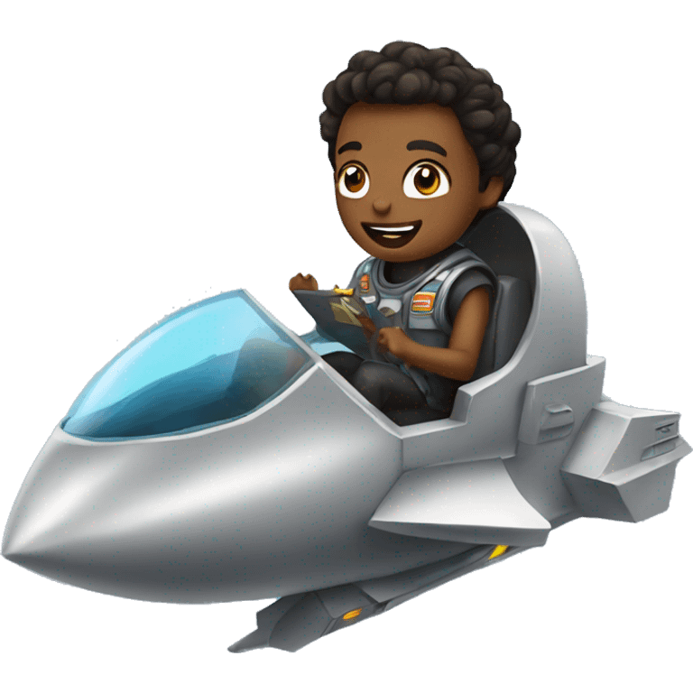 ailen riding a spaceship emoji